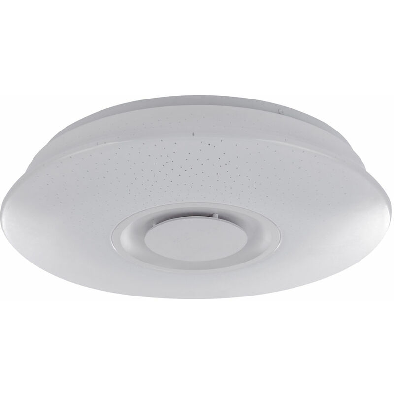 foto del prodotto etc shop plafoniera a led lampada da camera da letto effetto stella altoparlante bluetooth faretto