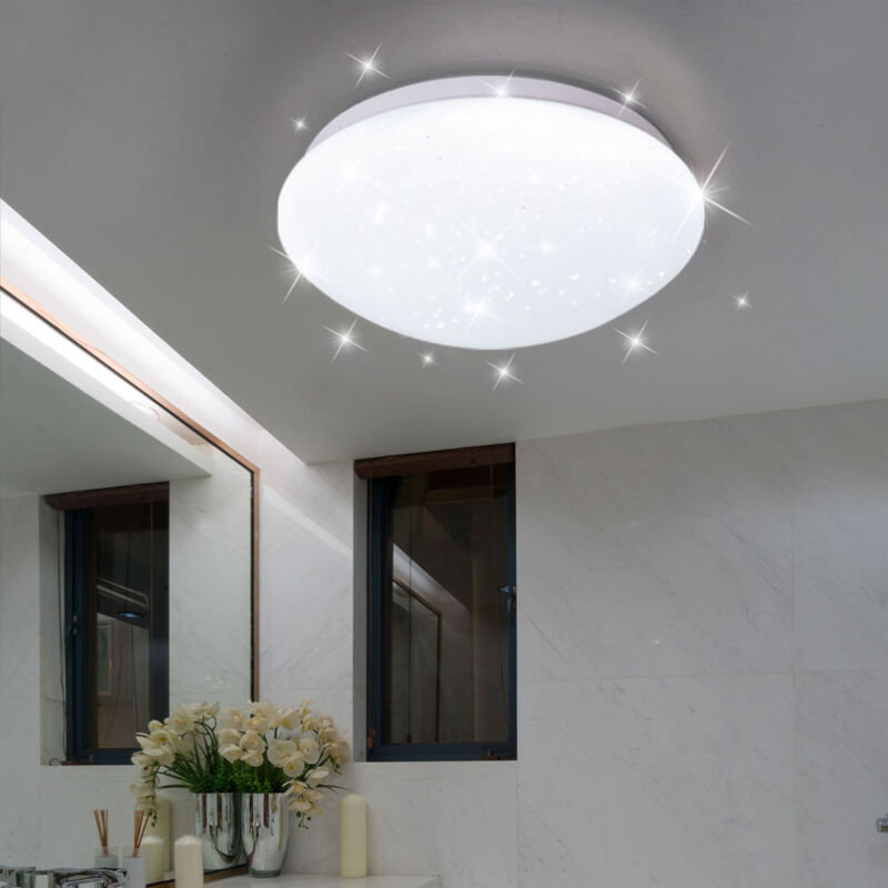 foto del prodotto etc shop plafoniera cielo stellato led lampada da cucina lampada da soffitto camera da letto, bianco, 8w 560lm bianco freddo, pxh 21,5 x 7,8 cm