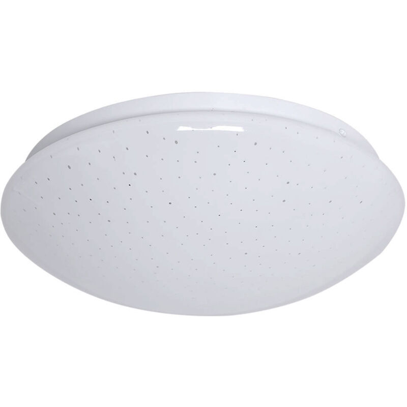foto del prodotto etc shop plafoniera led camera da letto plafoniera cielo stellato bianco, effetto stella, 18w 1260lm 3000k, pxh 29x9,5 cm