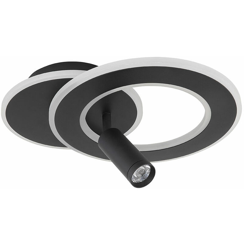 foto del prodotto etc shop plafoniera led design luce soggiorno lampada camera da letto luce, telecomando luce notturna memoria luce diurna dimmerabile rgb cambia