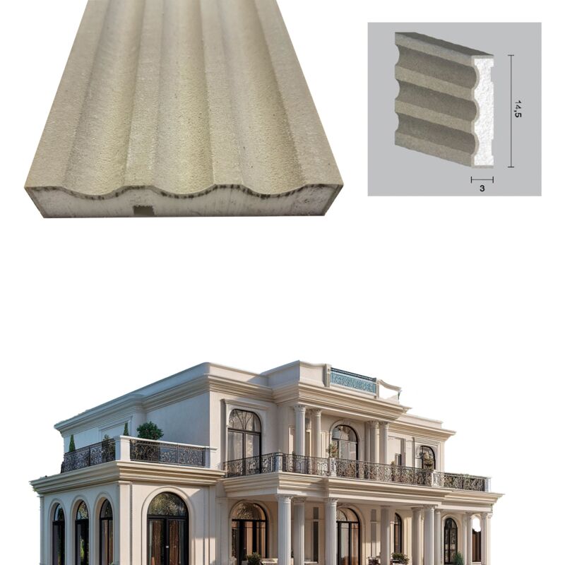 foto del prodotto eternal parquet 11,99ml stock pacco da 16ml di cornice decorativa in xps resinata per esterno 14,5x3x200cm pd123