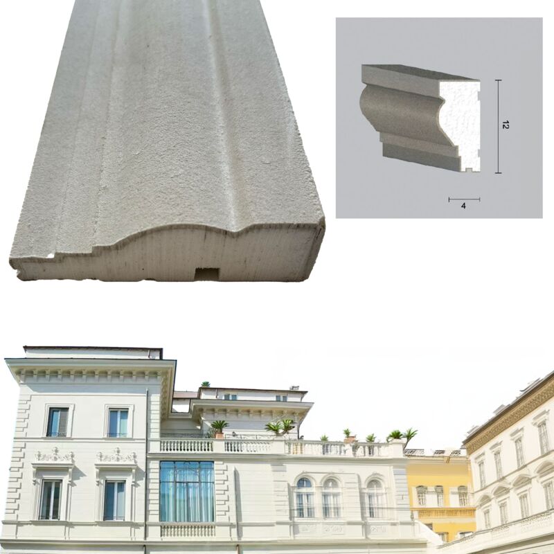 foto del prodotto eternal parquet 9,99ml stock pacco da 28ml di cornice decorativa in xps resinata per esterno 12x4x200cm pd073