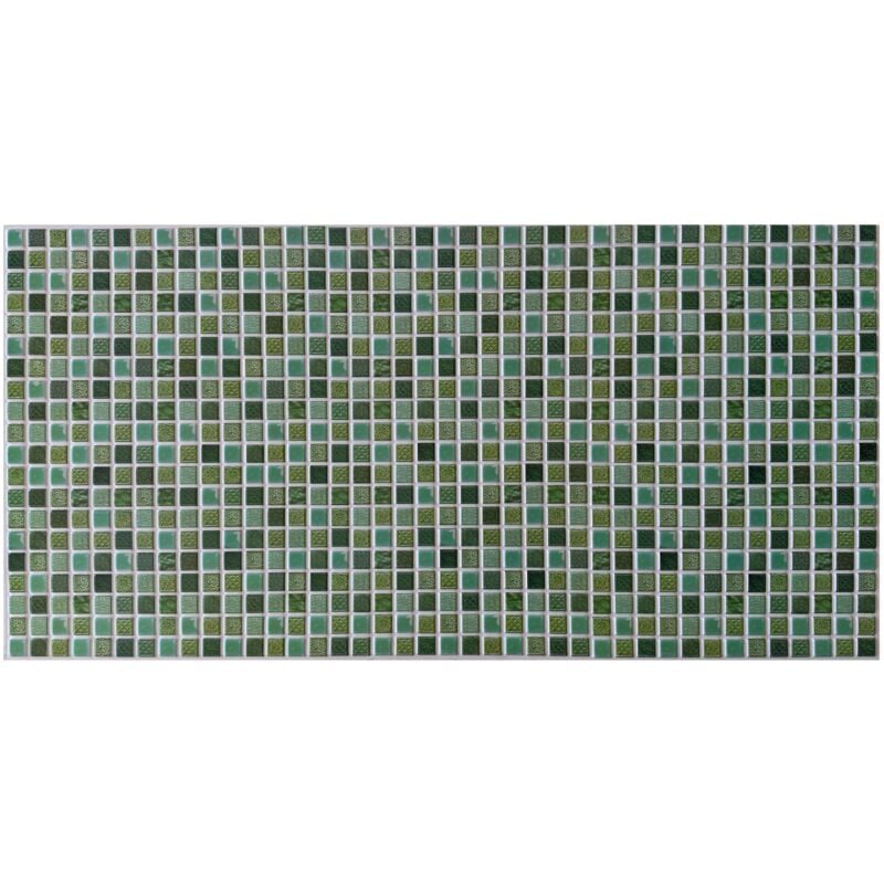 foto del prodotto eternal parquet pannelli 3d rivestimento a parete in pvc effetto monocottura mosaico 96x48cm realistici, isolanti, idrorepellenti.
