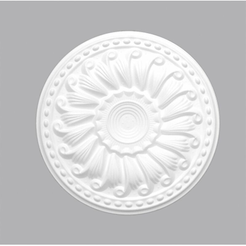 foto del prodotto eternal parquet super prezzo rosone decorativo 3d a soffitto mod. eolo lampadario in xps 48cm