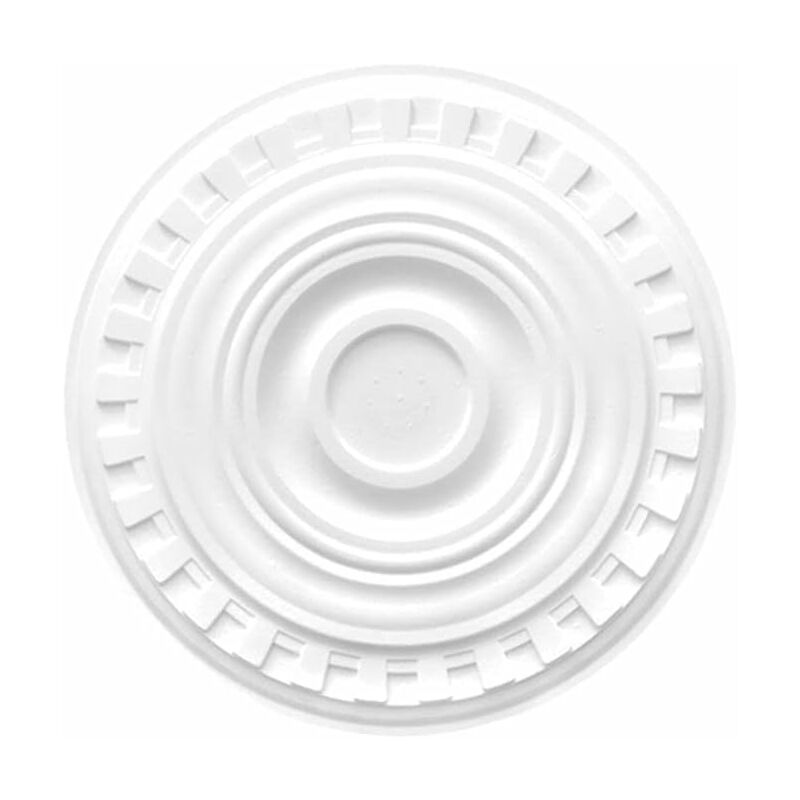 foto del prodotto eternal parquet super prezzo rosone decorativo 3d a soffitto mod. greco lampadario in xps 48cm