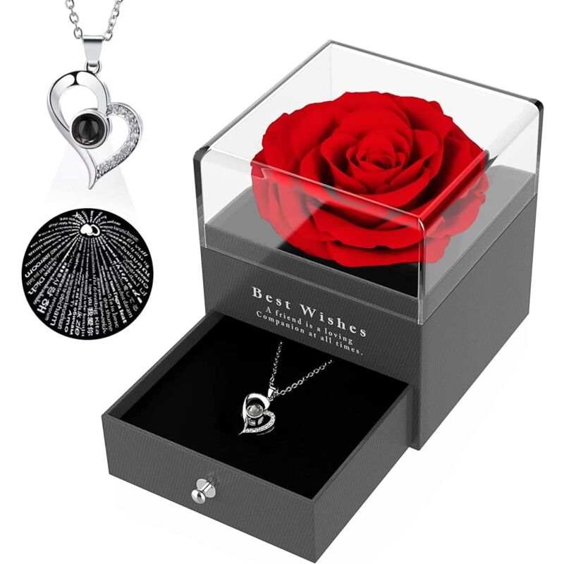 foto del prodotto eternal rose gift ideas for mother s day, anniversary gift valentine s day wedding mother s day for wife mom, birthday romantic gifts for her, gift