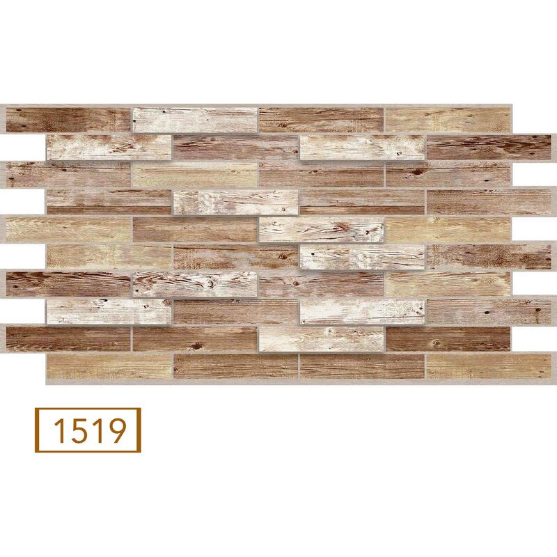 foto del prodotto eternalparquet pannelli 3d rivestimento a parete in pvc effetto pietra,mattoni,ceramiche, legno realistici e isolanti. 1591 mis.980x480mm 