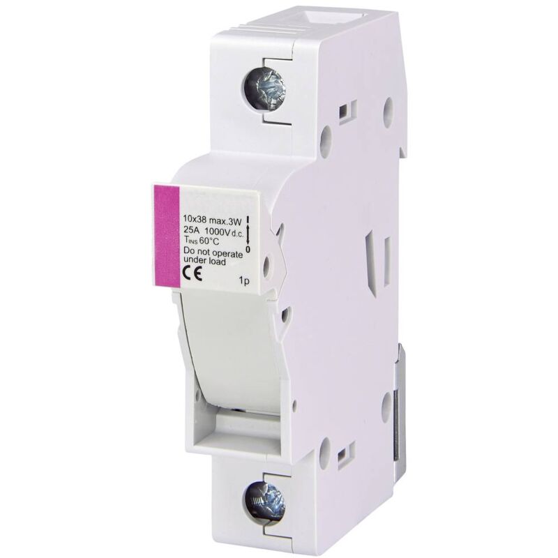 foto del prodotto eti 002540201 efh 10 dc 1p portafusibili adatto per fusibili 10,3 x 38 mm 25 a 1000 v 1 pz.