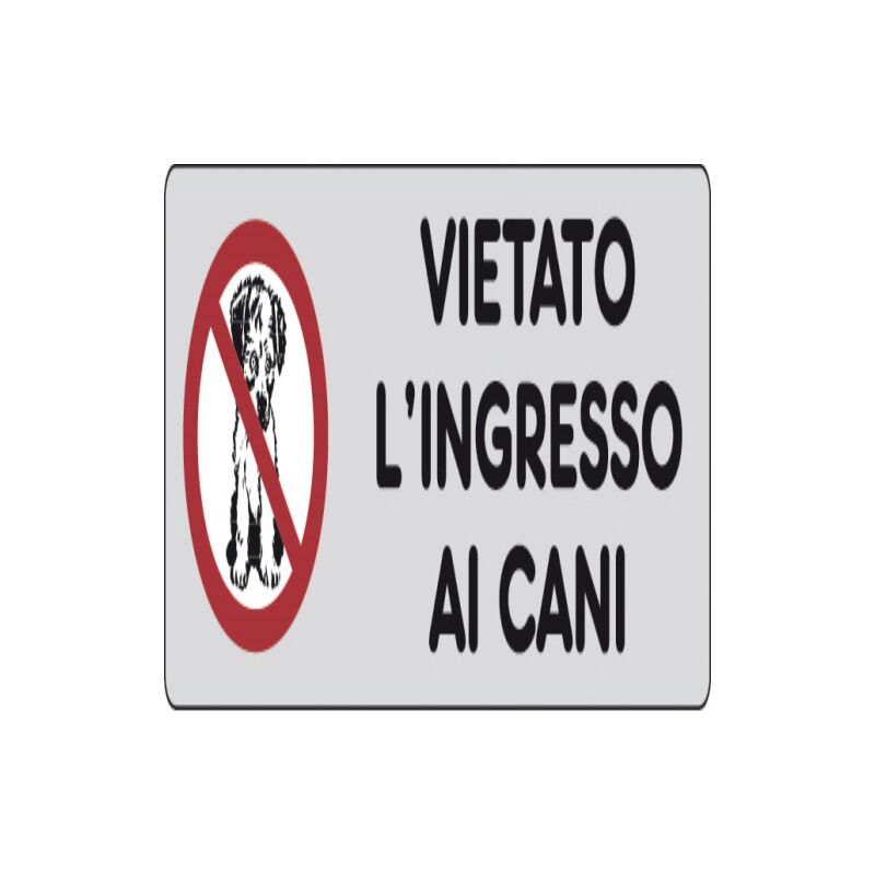 foto del prodotto etic. ades. 150x50 vietato ingresso cani