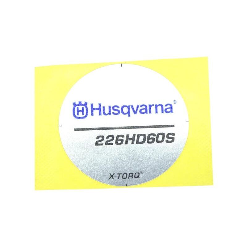foto del prodotto etichetta 528051301 originale husqvarna
