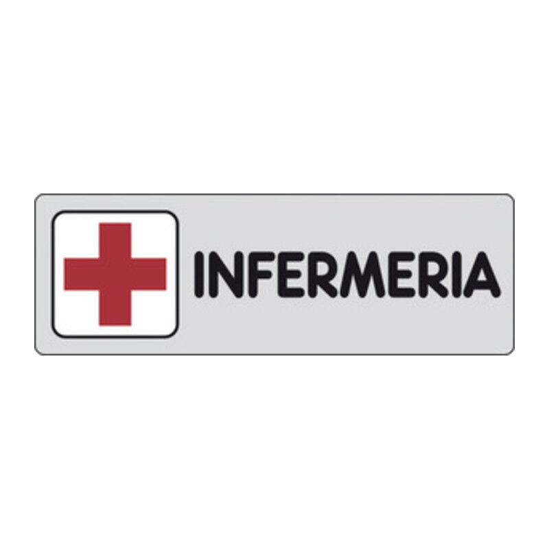 foto del prodotto etichetta adesiva 150x50 infermeria. prezzo per 1 pezzo.