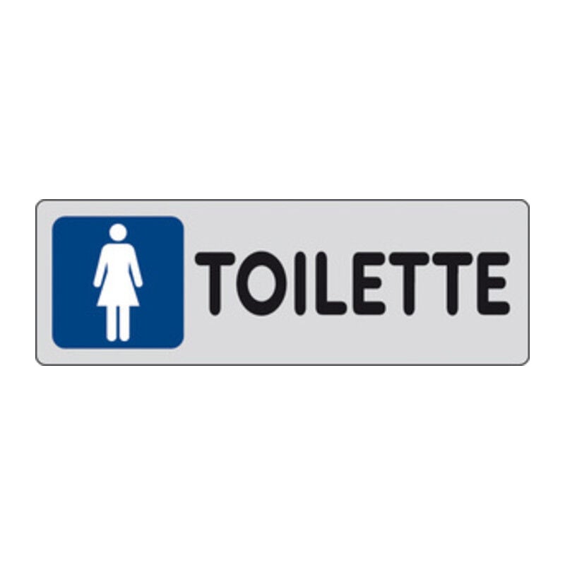 foto del prodotto etichetta adesiva 150x50 toilette f . prezzo per 1 pezzo.