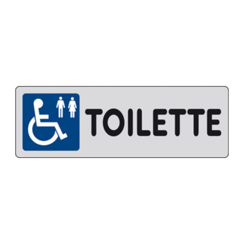 foto del prodotto etichetta adesiva 150x50 toilette invalidi. prezzo per 1 pezzo.
