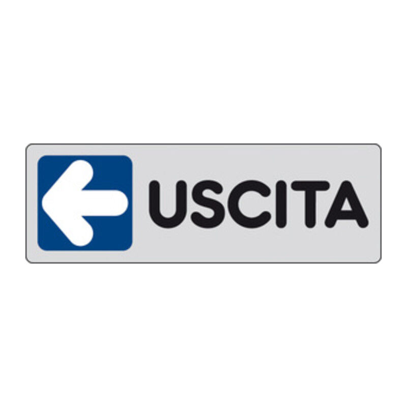 foto del prodotto etichetta adesiva 150x50 uscita sx . prezzo per 1 pezzo.