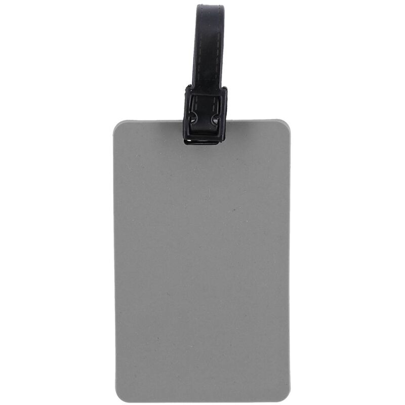foto del prodotto etichetta da viaggio in pvc semplice grigio tendance