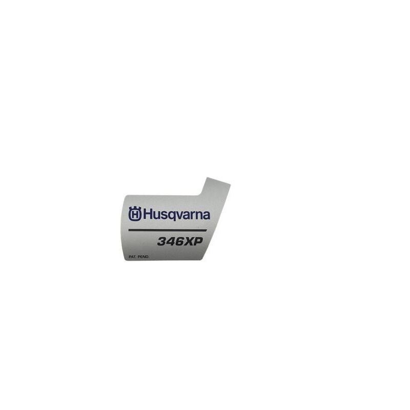foto del prodotto etichetta per 346xp 537370504 originale husqvarna