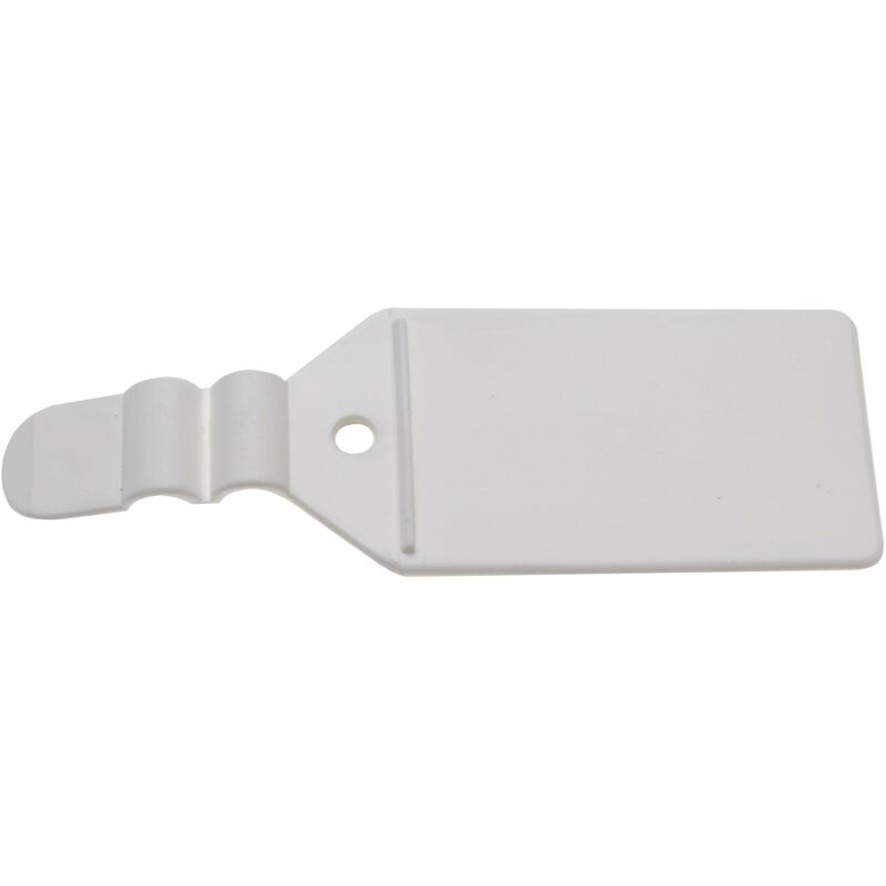 foto del prodotto etichetta prezzo, plastica 40 x 27 mm