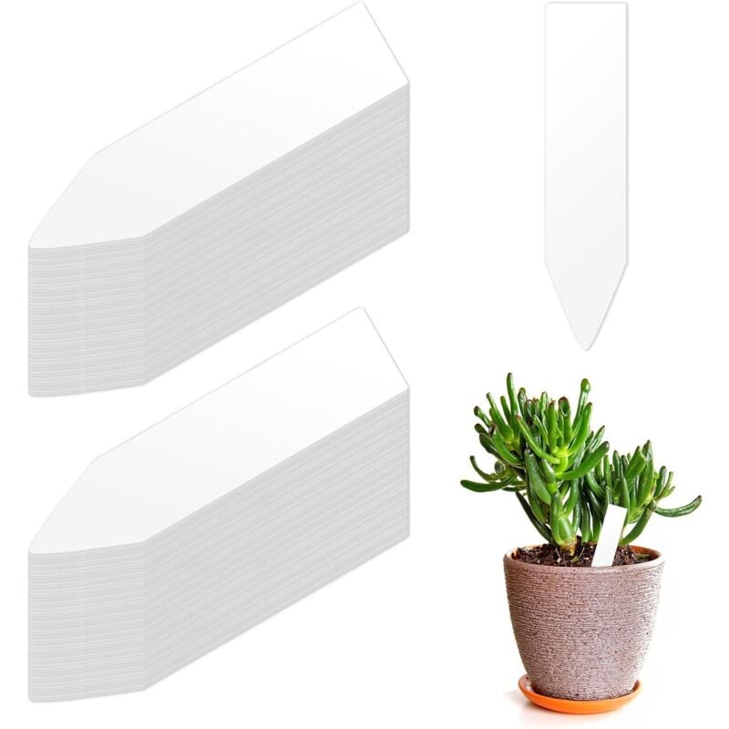 foto del prodotto etichette da giardino, etichette per orto, resistenti alle intemperie, etichette per piante, etichette per piantine, per giardini, vasi di fiori,
