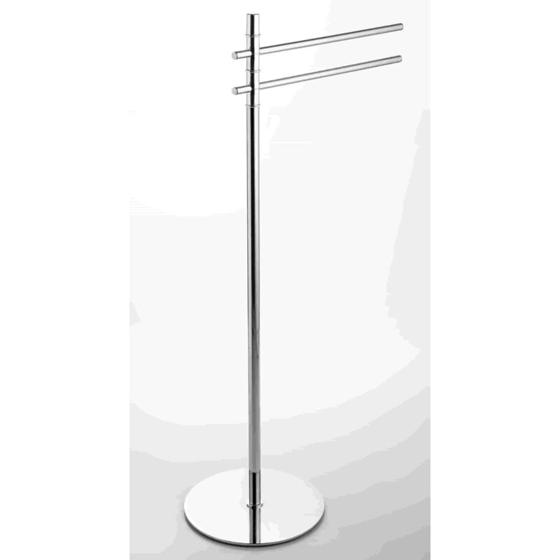 foto del prodotto etrusca - asta porta asciugamani bagno verticale con 2 posti