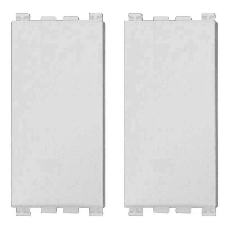 foto del prodotto ettroit falso polo copritasto colore bianco compatibile vimar arke set 2 pz va0100b