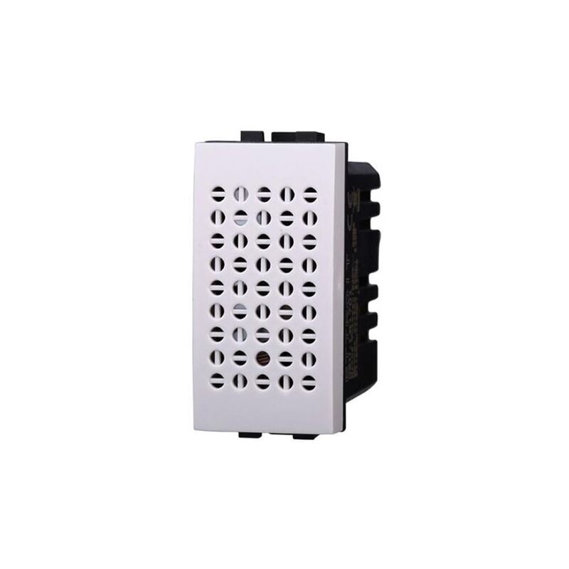 foto del prodotto ettroit interruttore con sensore di rilevamento acustico compatibile bticino livinglight colore bianco