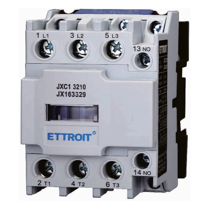 foto del prodotto ettroit jxc1 contattore ac 220v 50/60hz bobina 3p 3 poli normalmente aperto ie 32a ue 380v - jx163329
