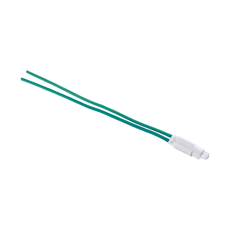 foto del prodotto ettroit lampada led verde 0.5w 220v serie solar compatibile matix