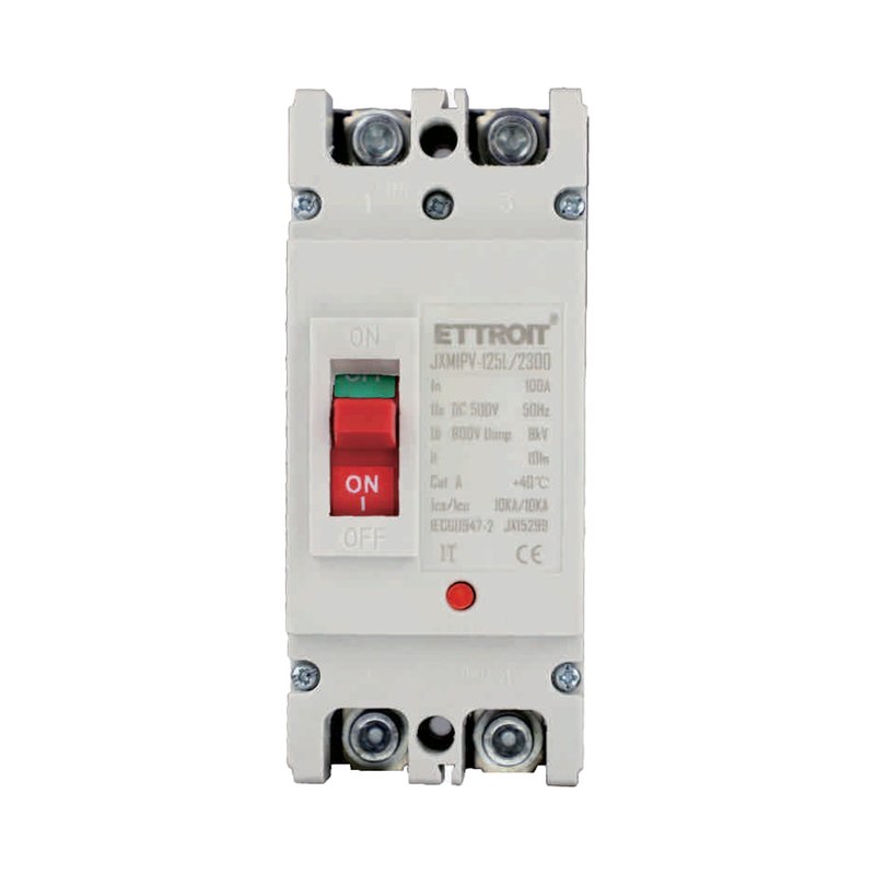 foto del prodotto ettroit mccb interruttori scatolati magnetotermici dc fotovoltaico 2p 10ka 100a dc 500v ip20 iec60947 2