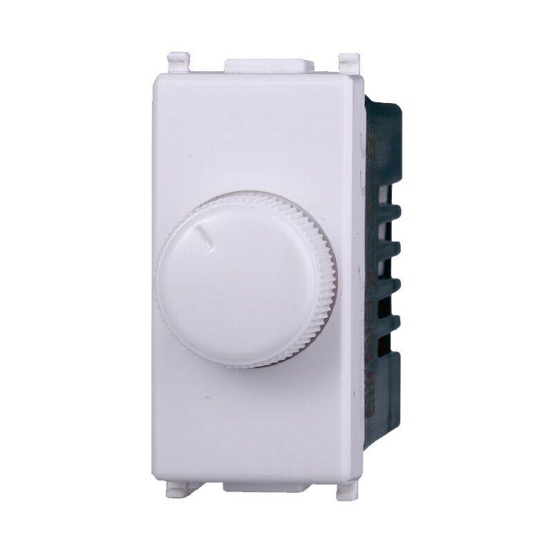 foto del prodotto ettroit modulo dimmer 100 1000w on off, serie starlight, bianco, compatibile con serie vimar plana ev1301
