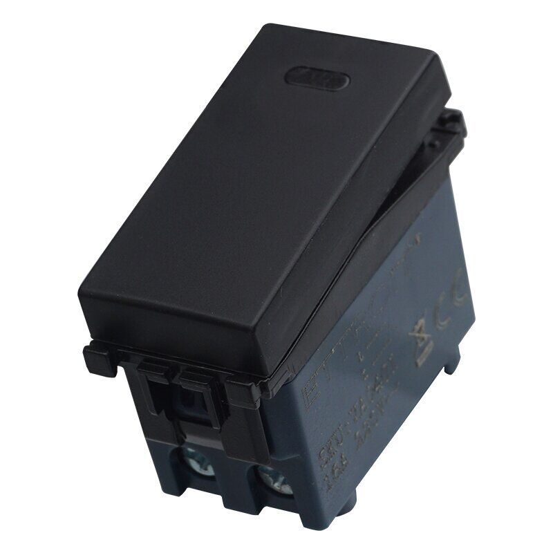 foto del prodotto ettroit modulo interruttore, serie venus, nero, compatibile con serie vimar ark va0401