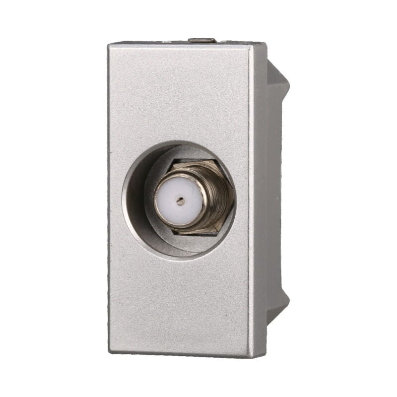 foto del prodotto ettroit modulo presa satellitare f, serie moon, grigio, compatibile con serie bticino axolute ag2252