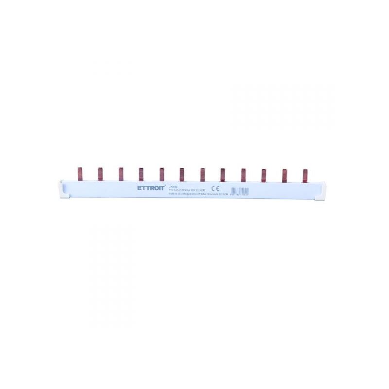 foto del prodotto ettroit pettine di collegamento 2p n 40a 24p 12 moduli 22.5cm