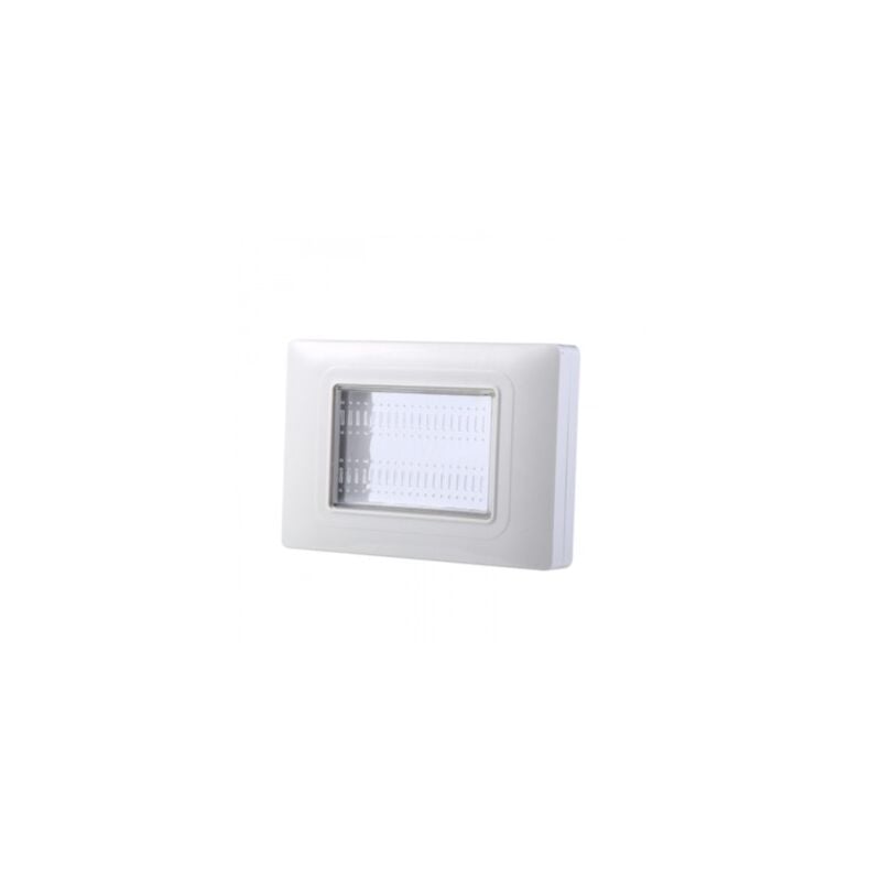 foto del prodotto ettroit placca con coperchio 3p ip55 custodia idrobox compatibile vimar plana colore grigio ev2703