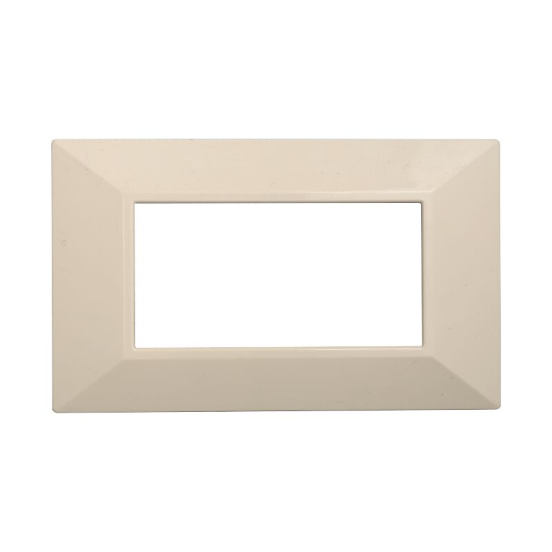 foto del prodotto ettroit placca piramide colore sabbia compatibile con serie bticino axolute 3 4 6 moduli an90 numero moduli 4 moduli