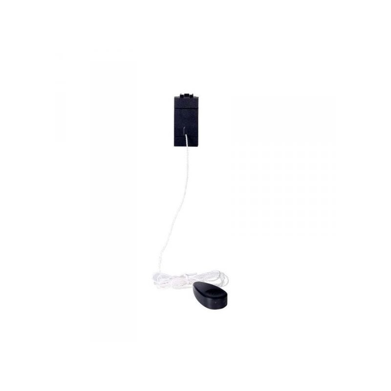 foto del prodotto ettroit pulsante tirante con corda 1p 10a colore nero compatibile con vimar arke