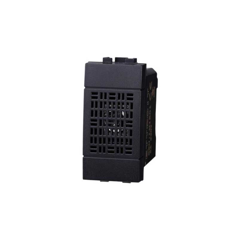 foto del prodotto ettroit ronzatore bronzo compatibile bticino livinglight 6a 220v colore nero