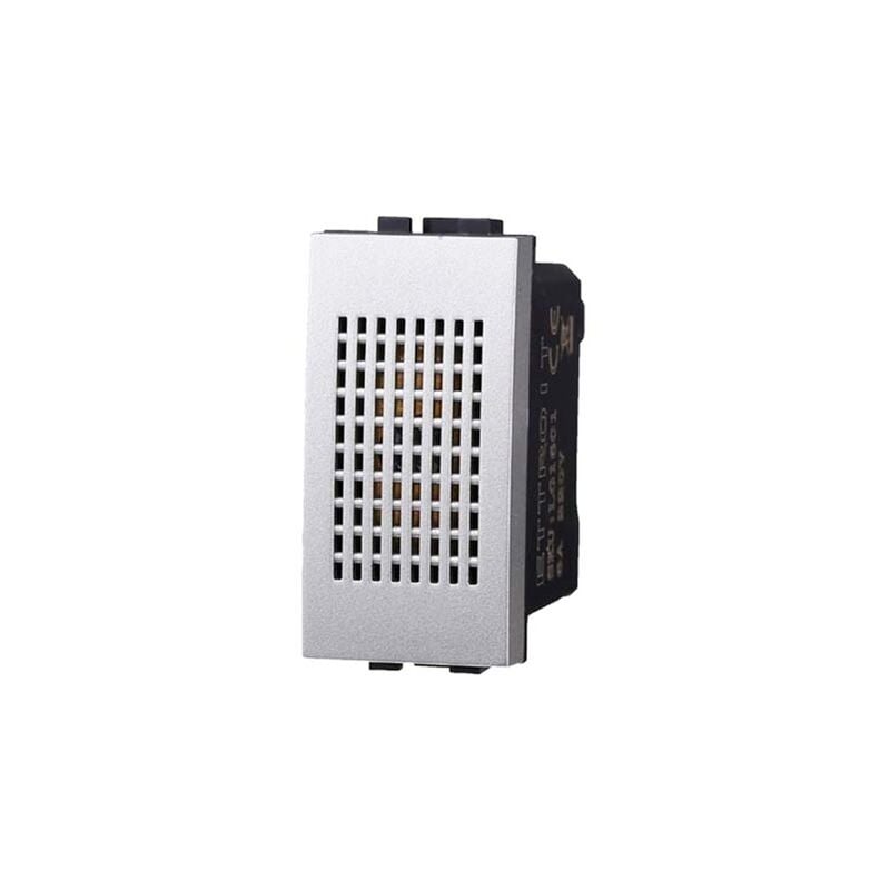 foto del prodotto ettroit ronzatore bronzo compatibile bticino livinglight 6a 220v colore tech