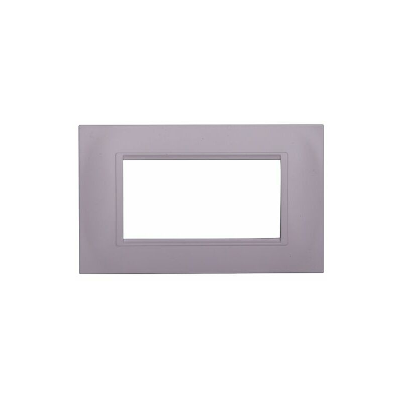 foto del prodotto ettroit serie space placca 504 4p moduli quadra bianca compatibile living ln89402