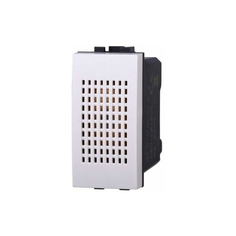 foto del prodotto ettroit serie space suoneria 6a 220v bianca compatibile bticino living lb1601
