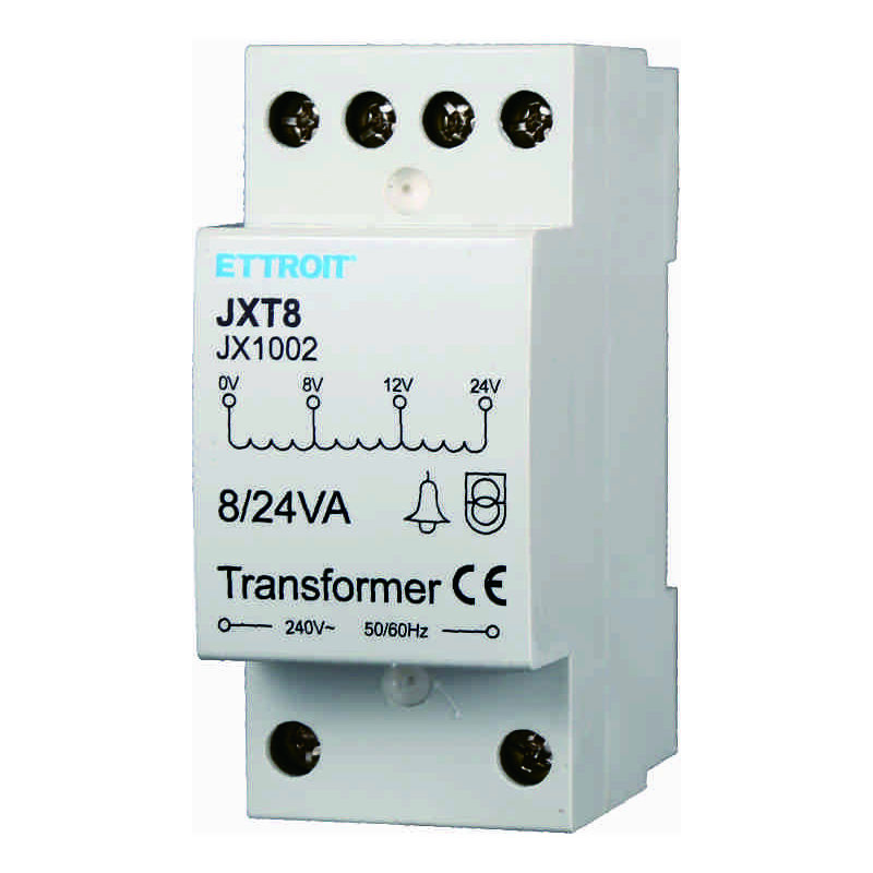 foto del prodotto ettroit trasformatore per citofono da 220v a 8 12 24v per guida din standard input 220 240v