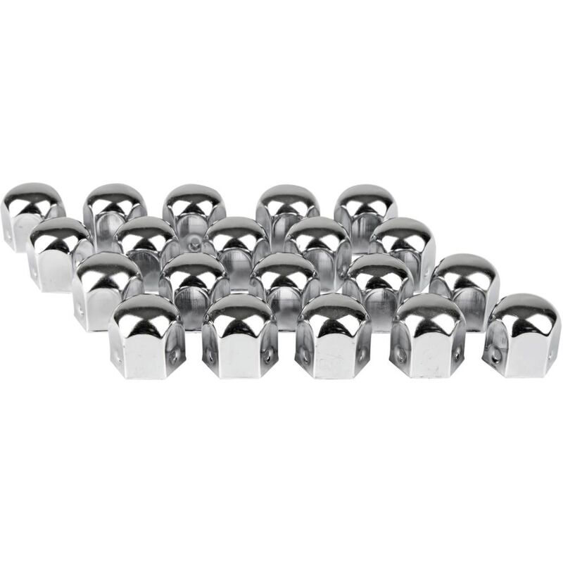 foto del prodotto eufab copribulloni adatto per dimensione vite 17 mm cromo metallo