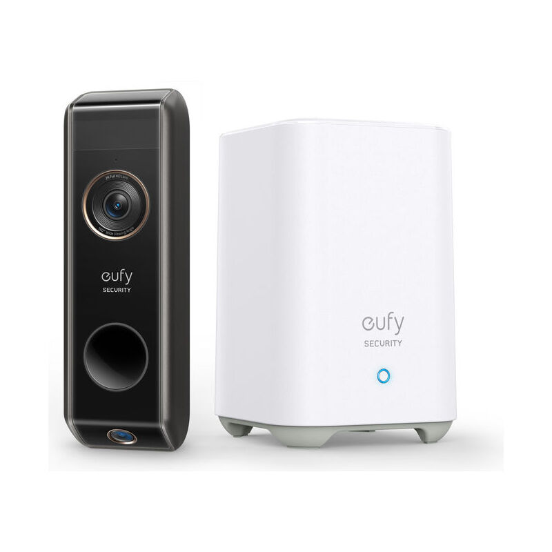 foto del prodotto eufy e8213 security video doorbell 2 pro con homebase, doppio rilevamento del movimento, rilevamento dei pacchetti, 2k hd, riconoscimento famiglia,