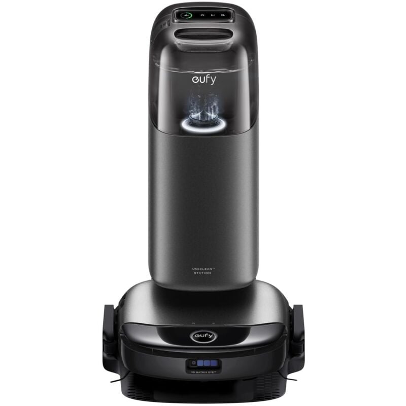 foto del prodotto eufy s1 pro robot aspirapolvere all in one con funzione di pulizia, autopulente always clean mop eco clean ozon, 8.000 pa, spazzola per