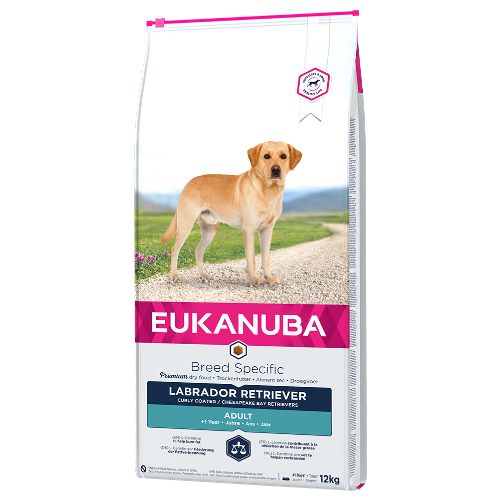foto del prodotto eukanuba adult breed specific labrador retriever crocchette per cani 12 kg