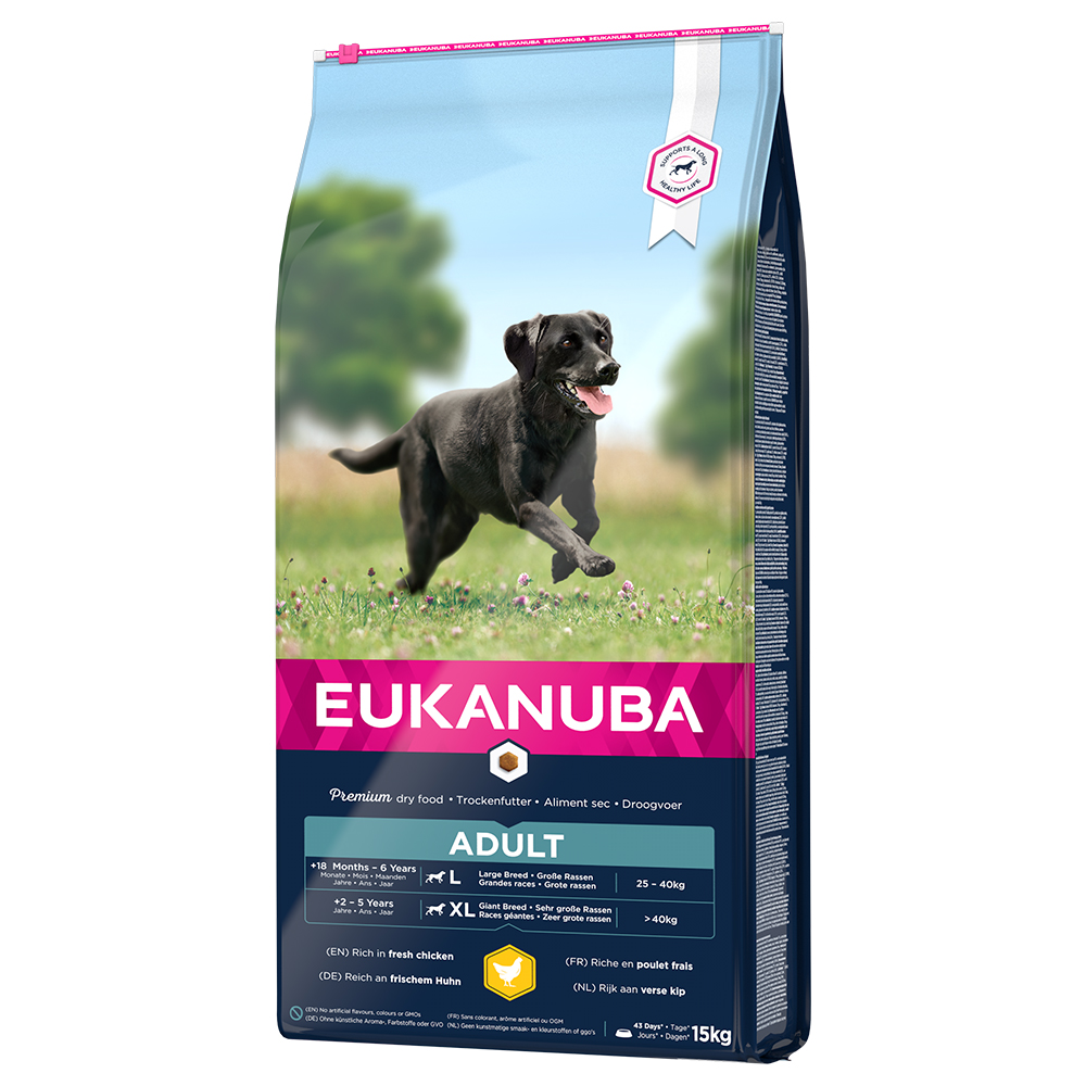 foto del prodotto eukanuba adult large breed pollo 15 kg