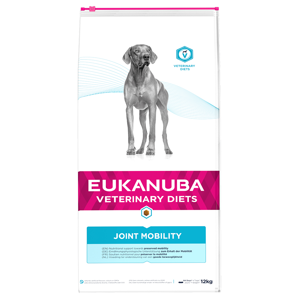 foto del prodotto eukanuba veterinary diets joint mobility crocchette per cani 12 kg
