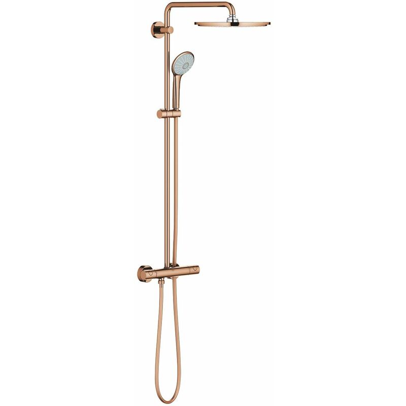 foto del prodotto euphoria set doccia 310 con miscelatore termostatico ad incasso, warm sunset 26075da0 grohe