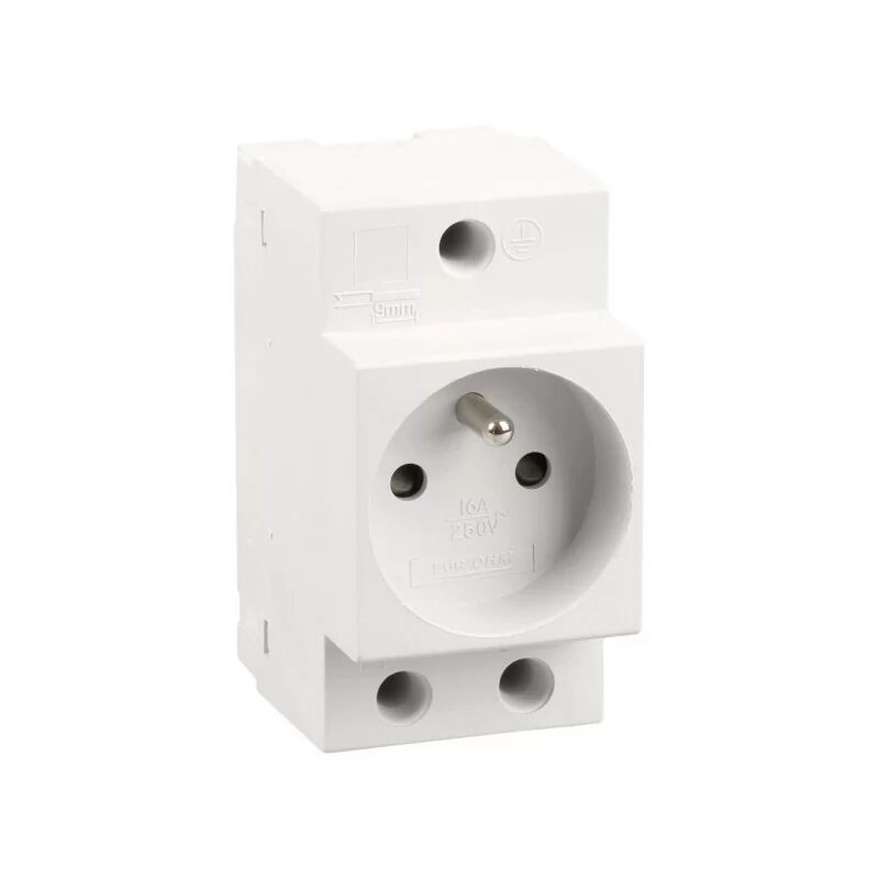 foto del prodotto eur ohm 19099 presa modulare 2p t 16a 2,5 moduli