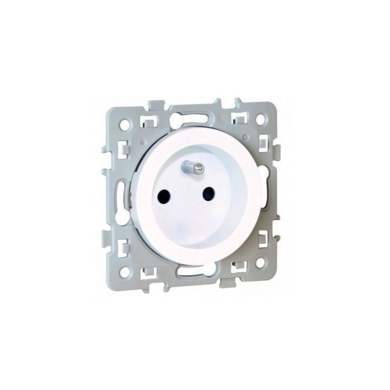 foto del prodotto eur ohm 60260 2p t presa quadrata 1 16a 250v bianco