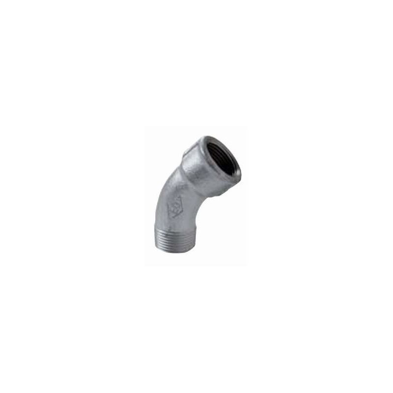foto del prodotto euraccordi 40 curva a gomito 45 mf 1 2 in ghisa zincata 04005003 